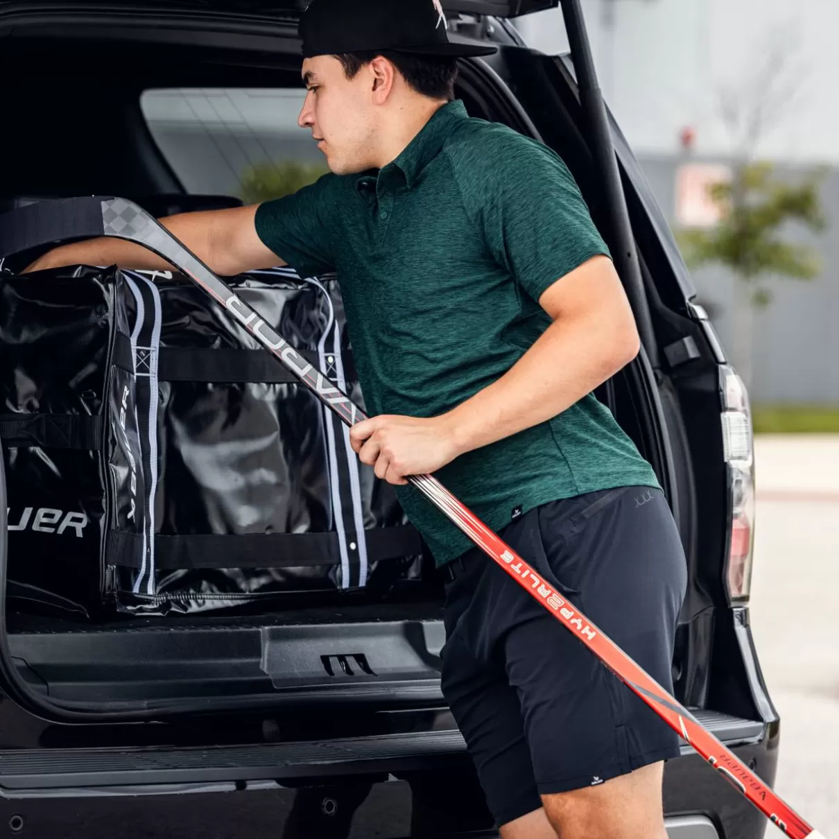 Store BAUER FLC FOW PERFORMANCE POLO Green