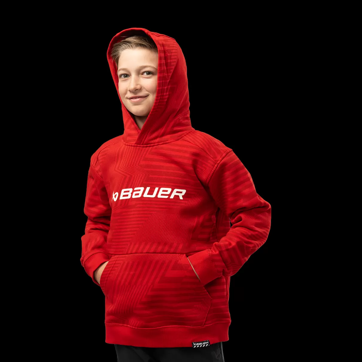 Online BAUER GRAPHIC STRIPE HOODIE ENFANT