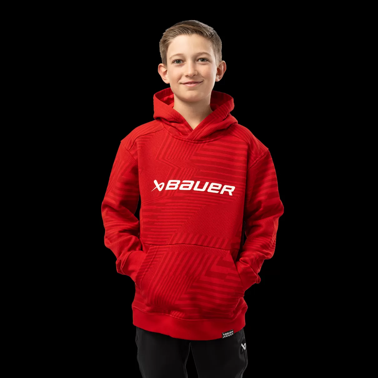 Online BAUER GRAPHIC STRIPE HOODIE ENFANT