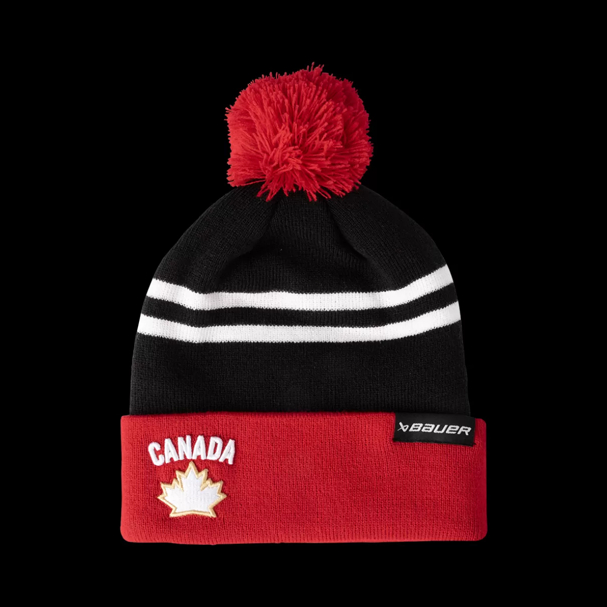 Best BAUER HOCKEY CANADA STRIPED POM