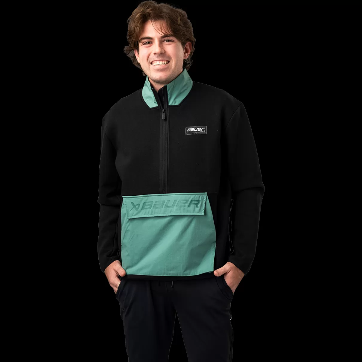Best Sale BAUER KNIT MIX 1/2 ZIP